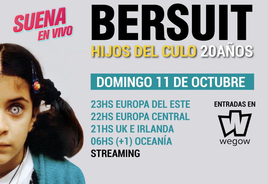Show de la Bersuit via streaming