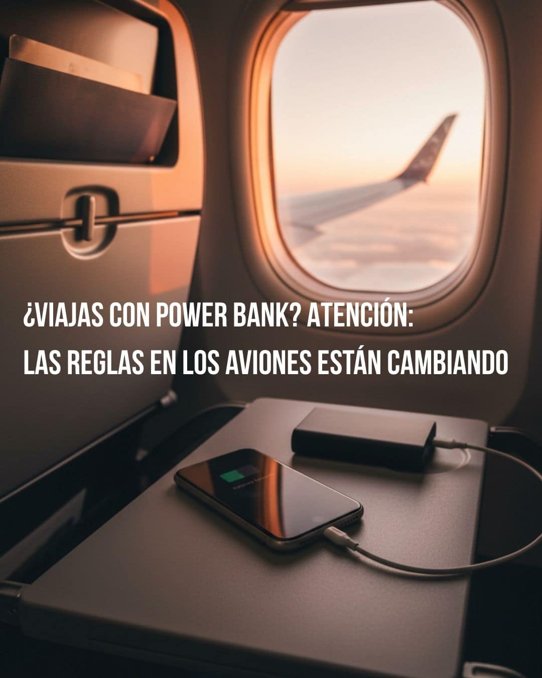¿Viajas con power bank? Atención: las reglas en los aviones están cambiando