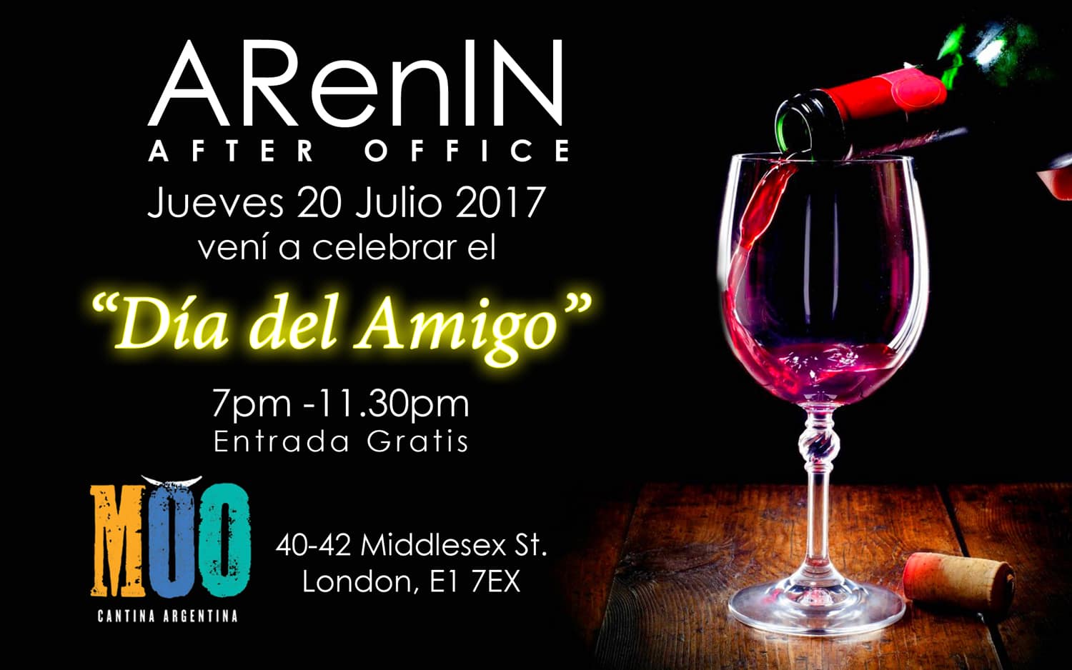ARenIN After Office, Celebramos el Día del Amigo