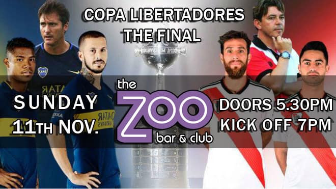 Final Copa Libertadores 2018 – Boca Jrs. Vs. River Plate – Zoo Bar